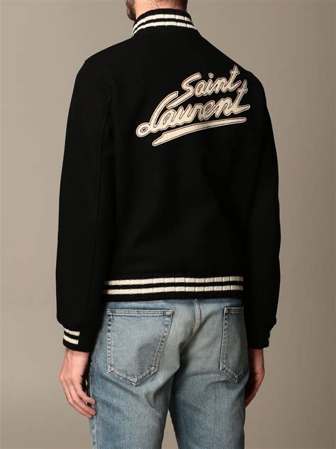 ysl men's bomber jacket|saint laurent bomber jacket men.